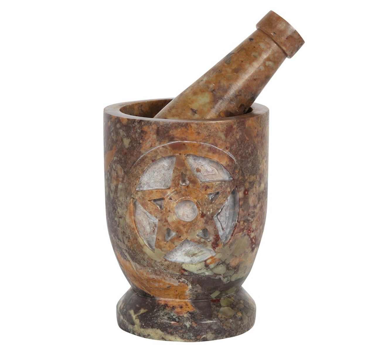 Star Pentagram Mortar And Pestle