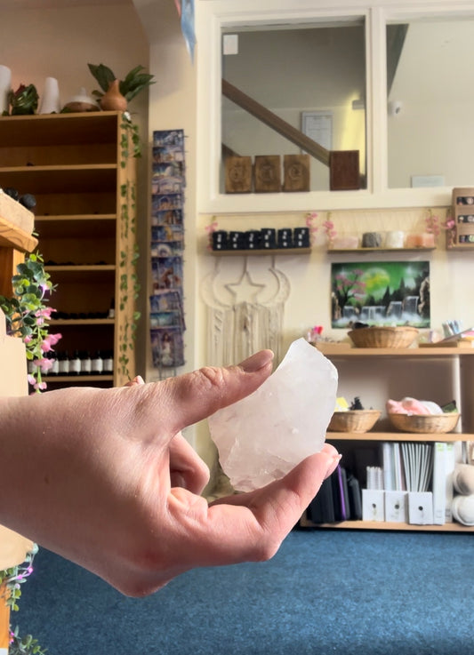 Clear Quartz Crystal Incense Holder