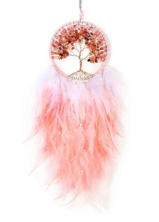 Rose Quartz Dream Catcher