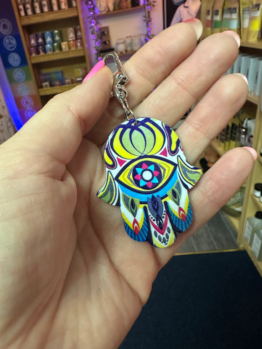 Hamsa keyring