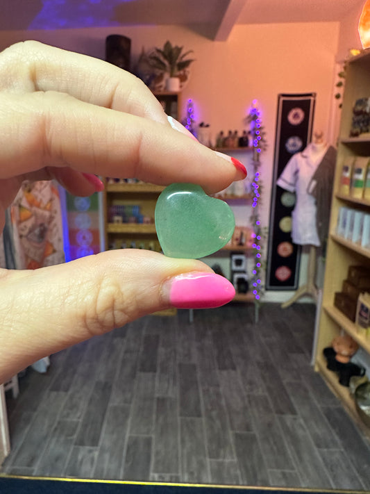 Mini Aventurine Heart Crystal