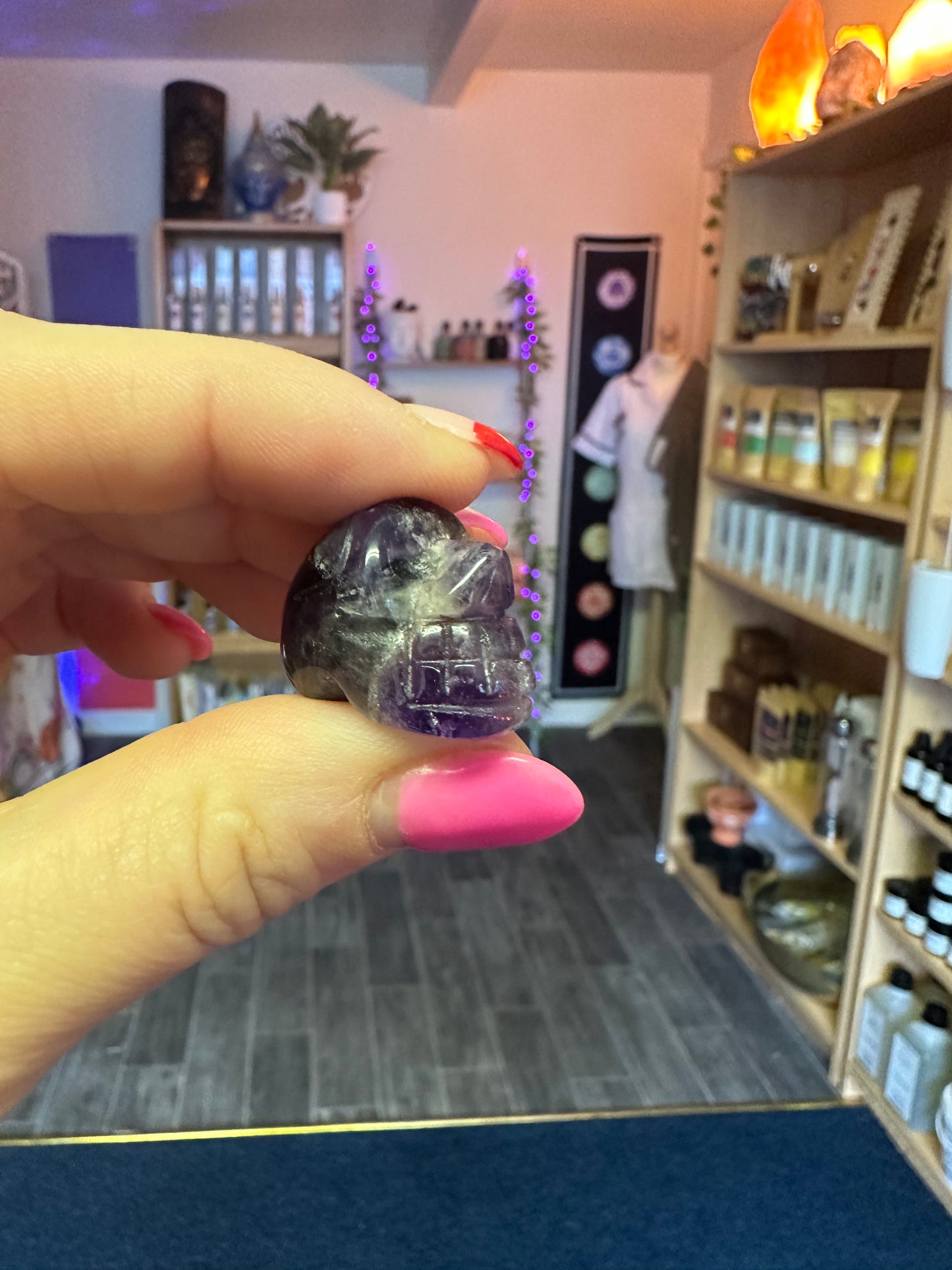 Small Amethyst Skull Crystal