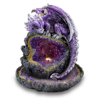 Glowing Purple Dragon Back Flow Burner