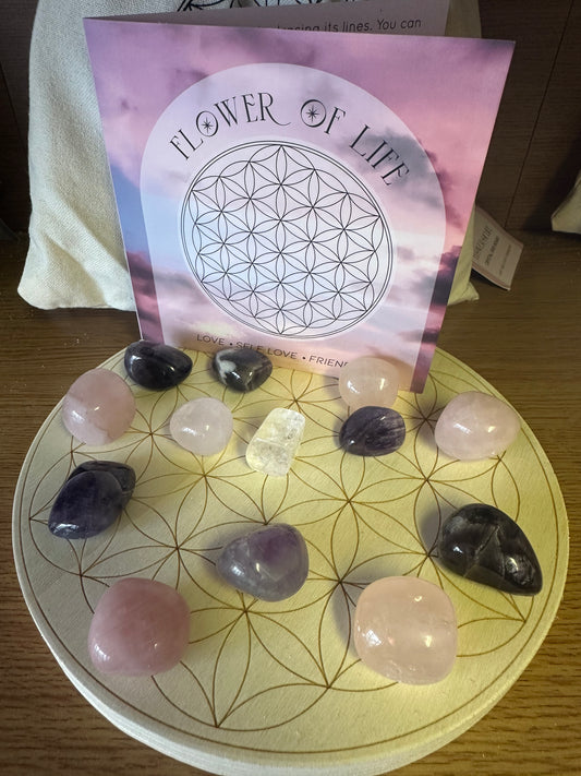 Flower Of Life Crystal Grid Set