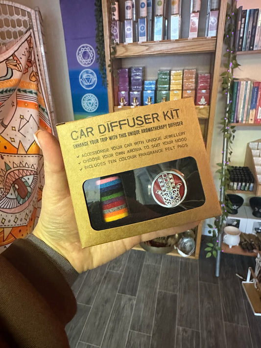 Hamsa Car Aromatherapy Kit