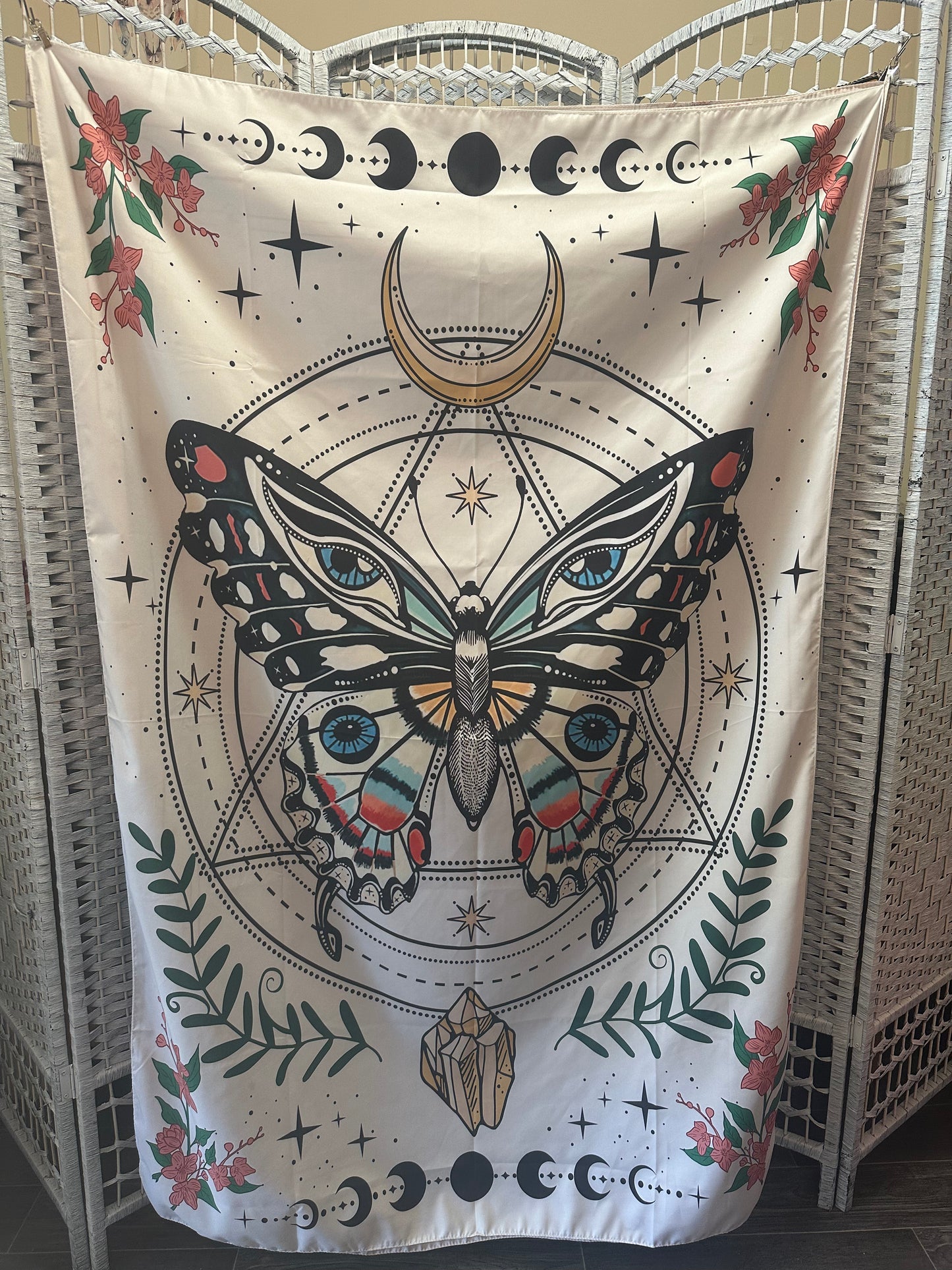 Butterfly Crystal Tapestry