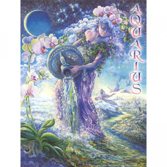 Aquarius Greeting Card